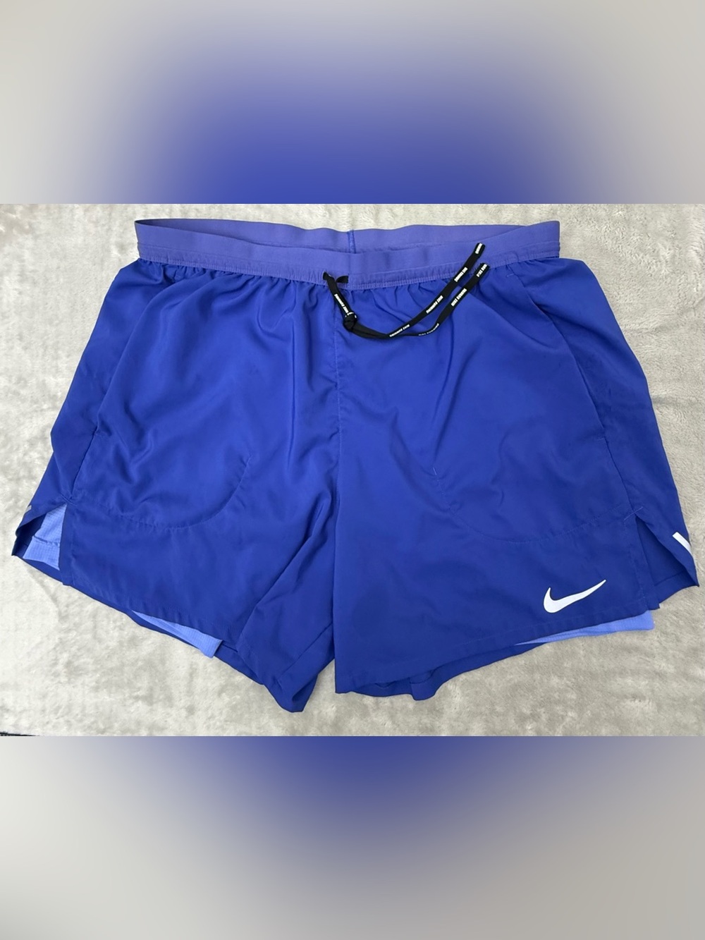 Nike Men's Flex Stride Dri-FIT 2-in-1 Running Shorts Royal Blue Large